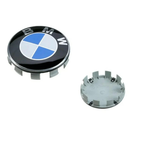 BMW Centre Wheel Caps 68mm Glossy Black