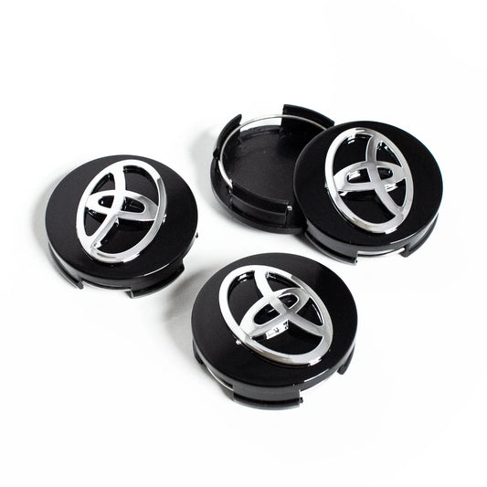 Toyota Center Caps 63MM Black