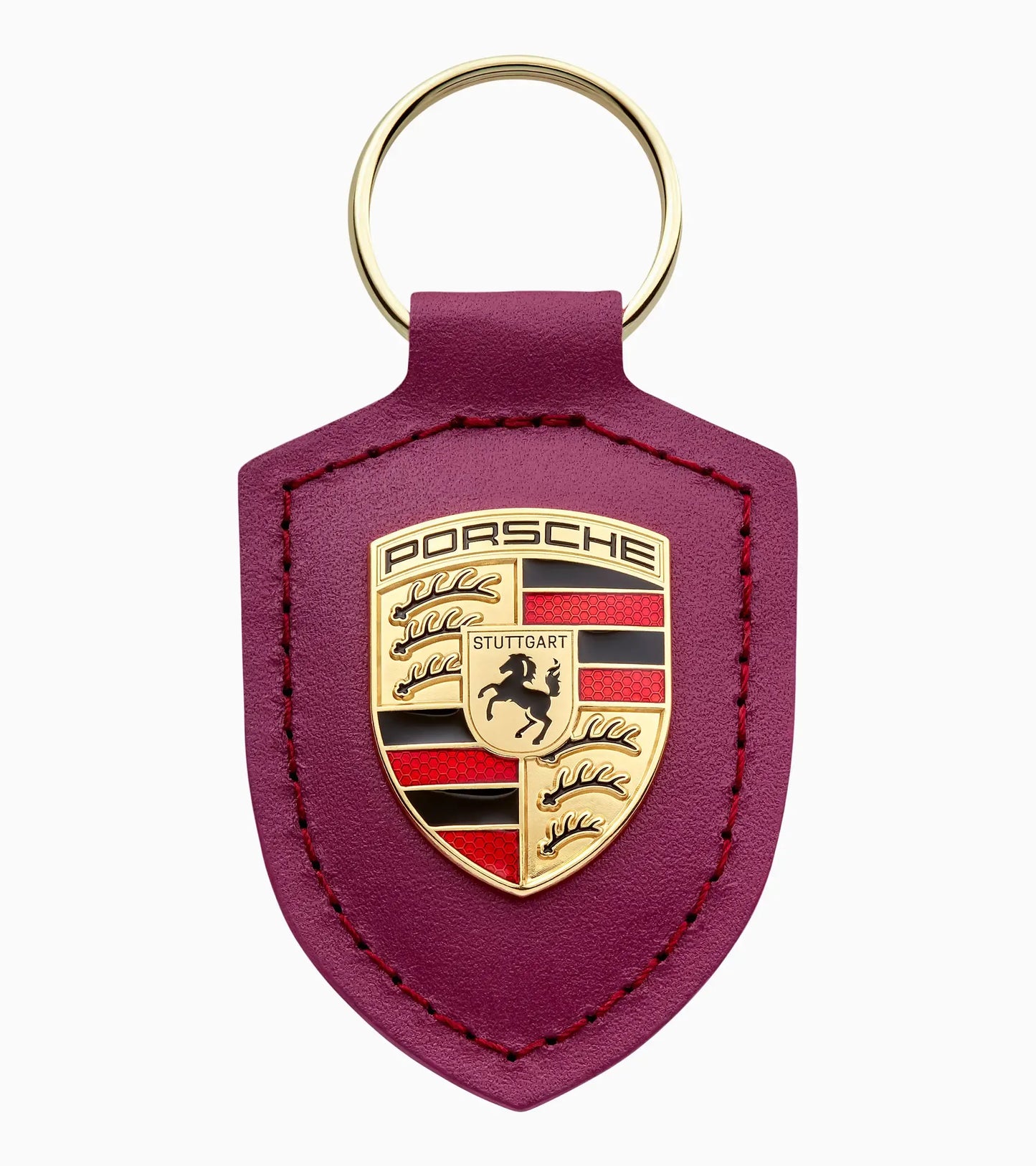 Porsche Keychain Black/Red/Greenish Cyan