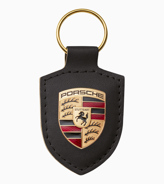 Porsche Keychain Black/Red/Greenish Cyan